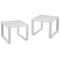 Outdoor Adirondack Side Table Set of 2 with Smooth Tabletop and Non-Slip Feet